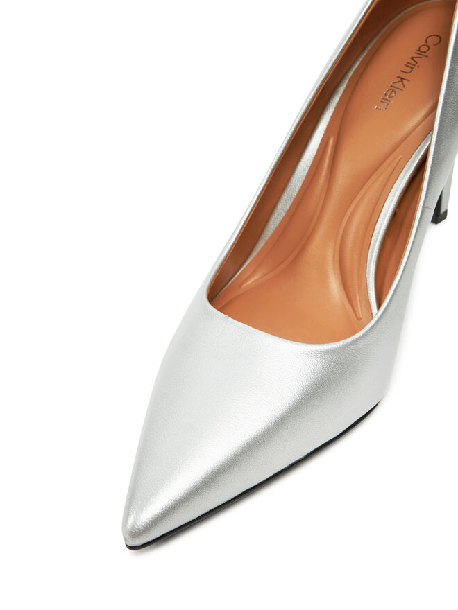 Calvin Klein Magassarkú Calvin Klein Heel Pump 90 - Met HW0HW02431 Ezüst