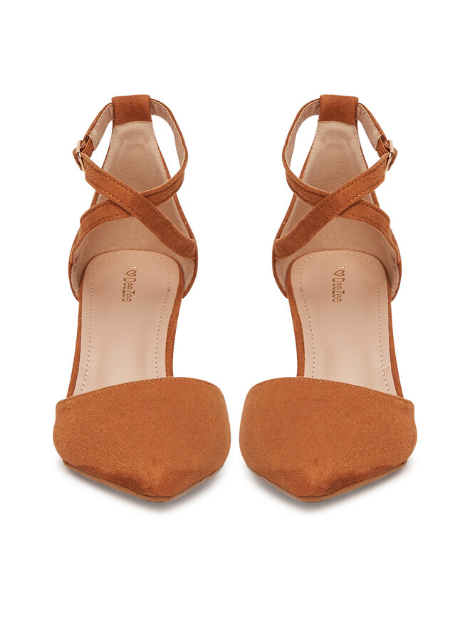 DeeZee Pumps DeeZee DZ0068 Braun