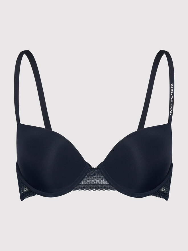 Tommy Hilfiger Tommy Hilfiger Бюстгальтер балконет UW0UW02420 Cиній