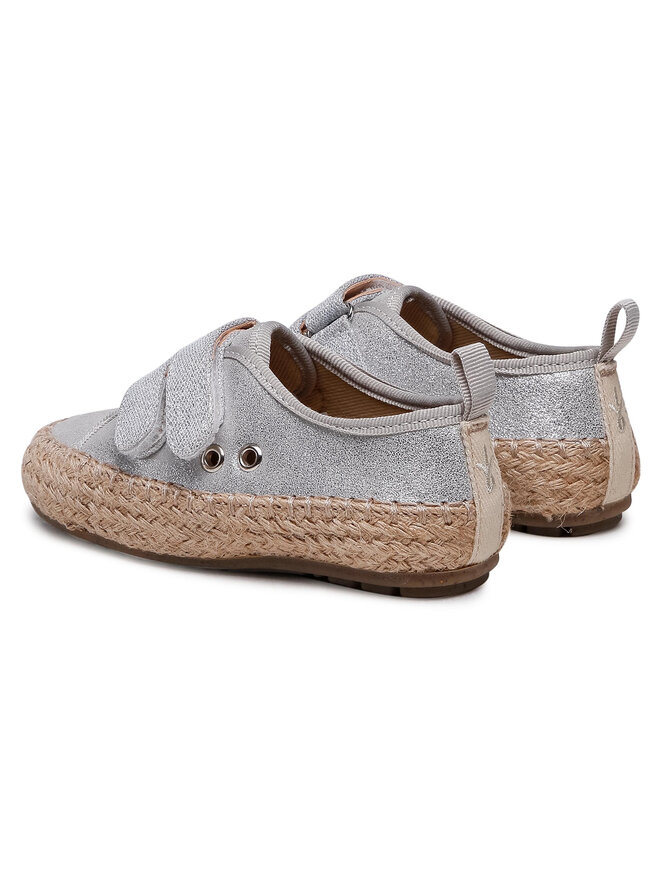 EMU Australia Espadryle EMU Australia Millner Metallic K12506 Srebrny