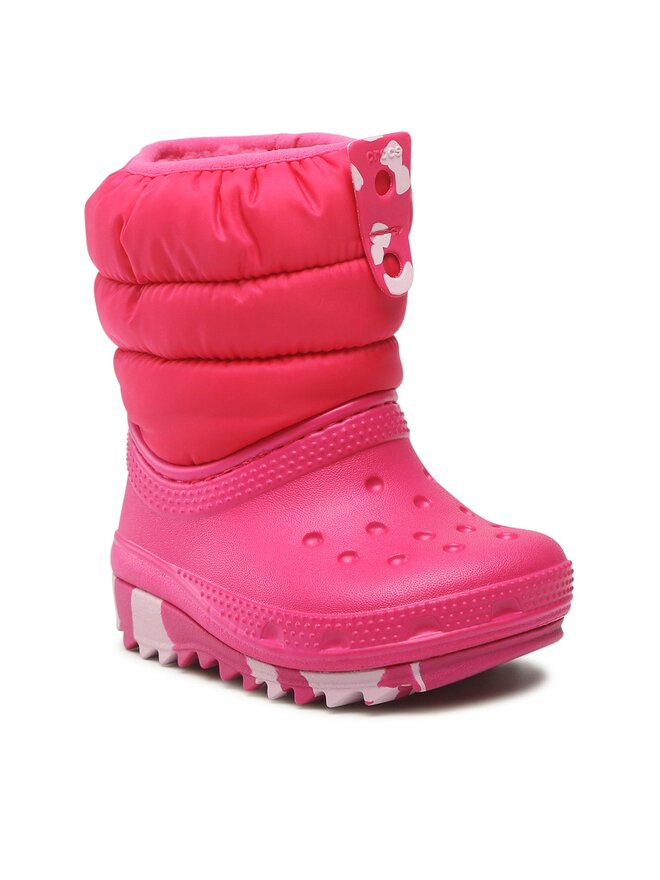 Crocs Апрески Crocs Classic Neo Puff Boot T 207683 Розов