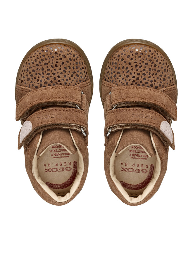 Geox Sneakersy Geox B Macchia Girl B164PA 00722 C6627 Hnědá