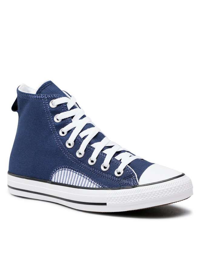 Converse Sneakers aus Stoff Converse Chuck Taylor All Star Hickory Stripe A00480C Dunkelblau
