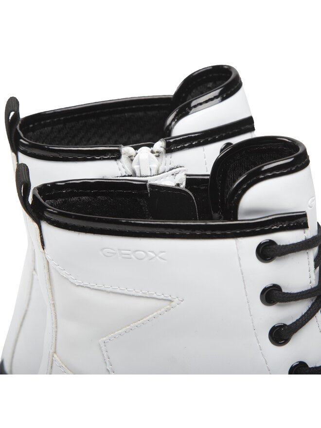 Geox Schnürstiefeletten Geox J Casey G. G J9420G 000HH C0404 D Weiß