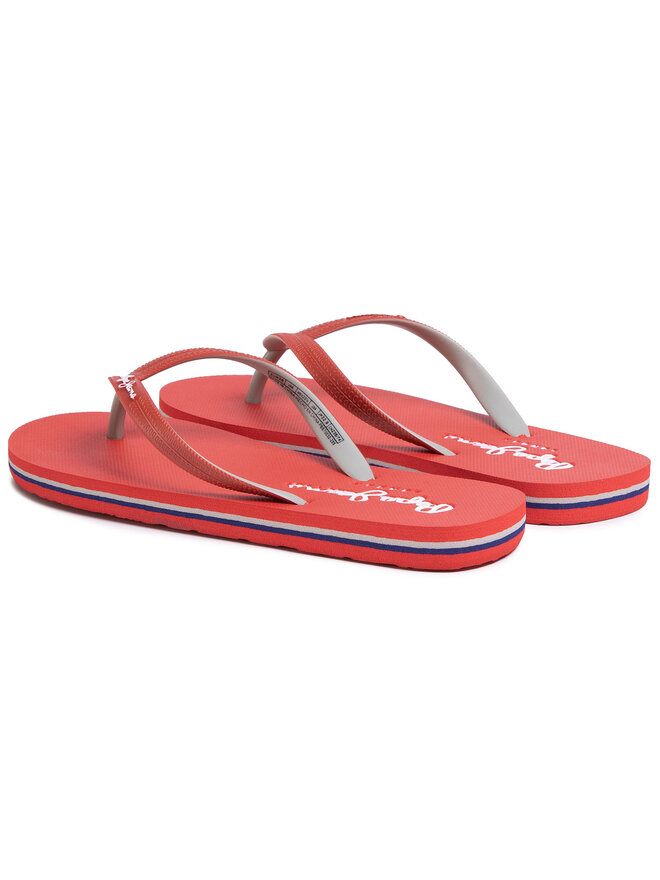 Pepe Jeans Σαγιονάρες Pepe Jeans Beach Basic PBS70032 Κόκκινο