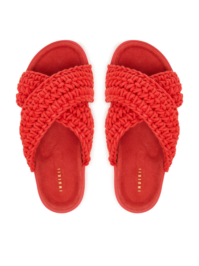 Inuikii Шльопанці Inuikii Woven 1004.003.0062 Червоний
