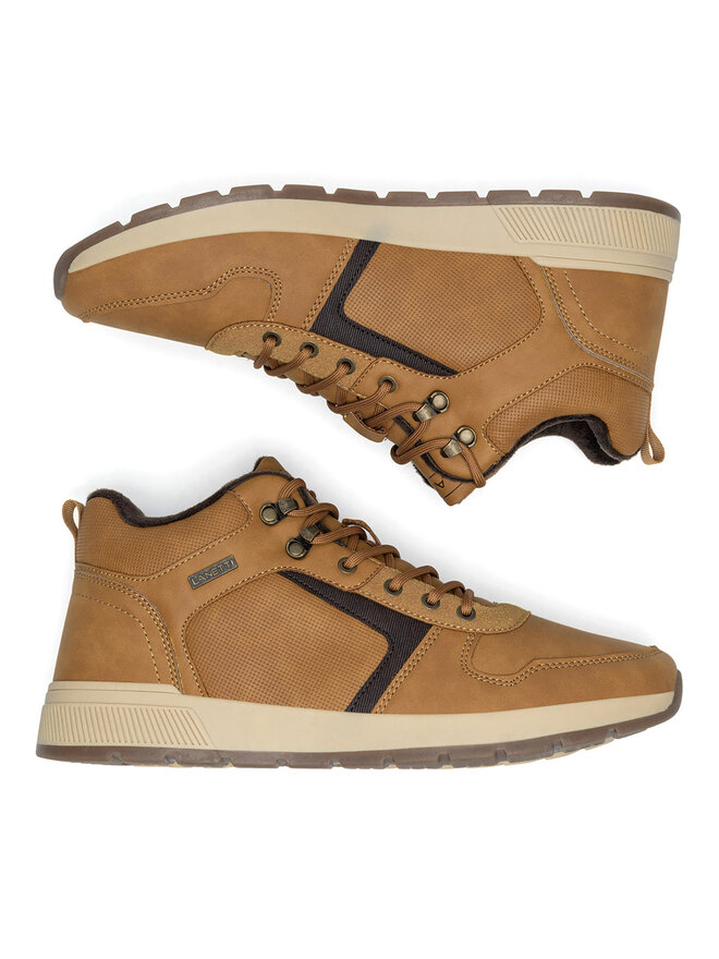 Lanetti Gležnjarji Lanetti M-VS01543-03 Rjava
