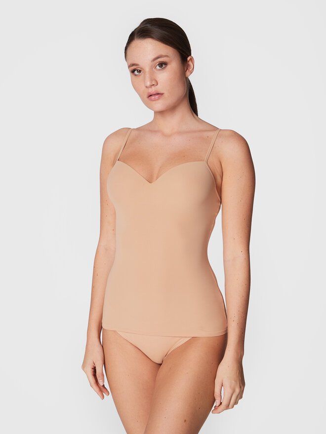 Hanro Hanro Unterhemd Allure 1462 Beige Slim Fit