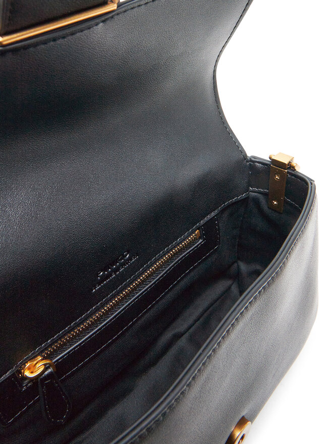 PINKO Handtasche PINKO Love One Mini Slouchy Fl PE 25 PLTT 104340 A0QO Schwarz