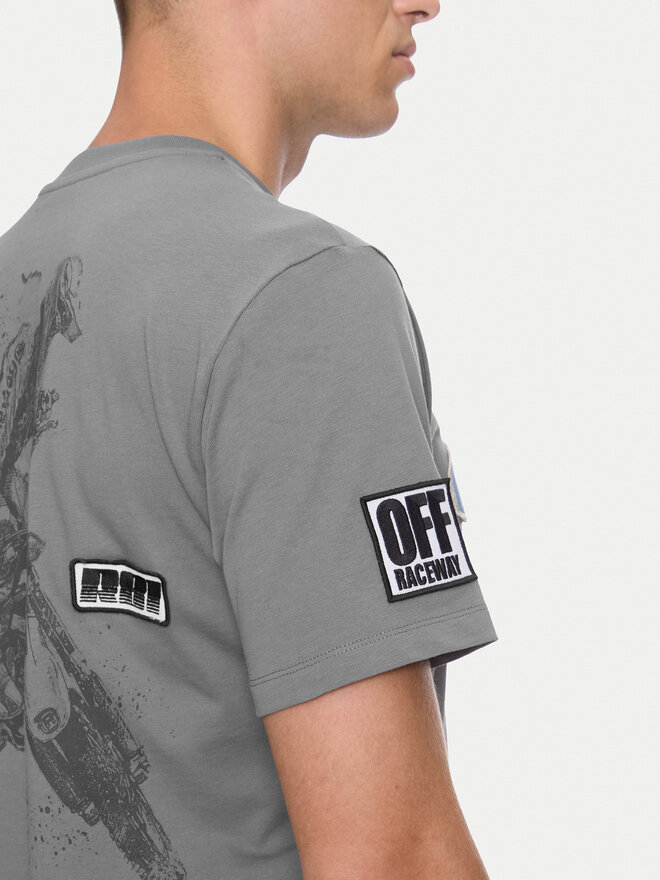 REPLAY REPLAY Camiseta M6928 .000.23608P Gris Regular Fit