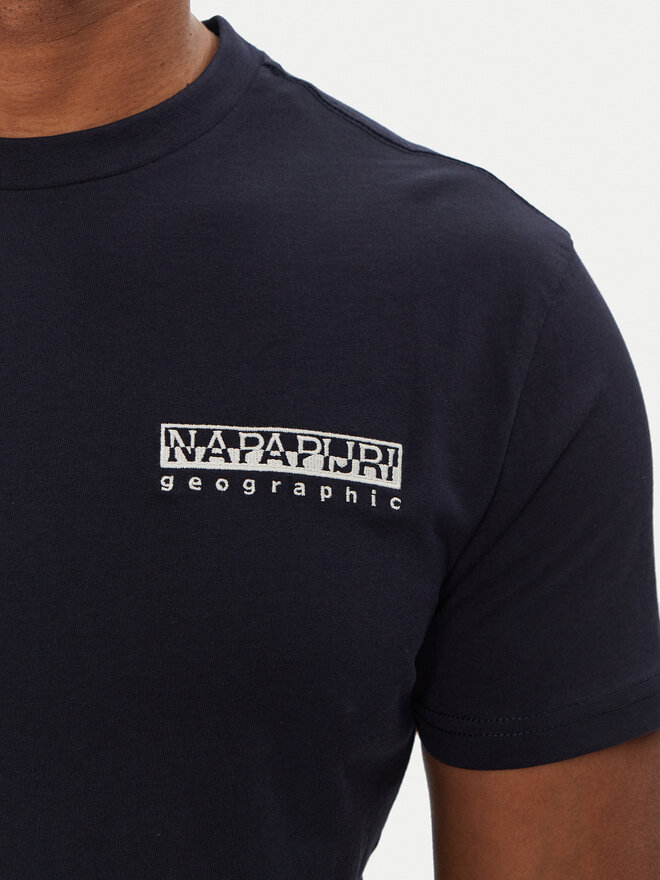 Napapijri Napapijri T-Shirt S-Vignoni NP0A4ILX Dunkelblau Regular Fit
