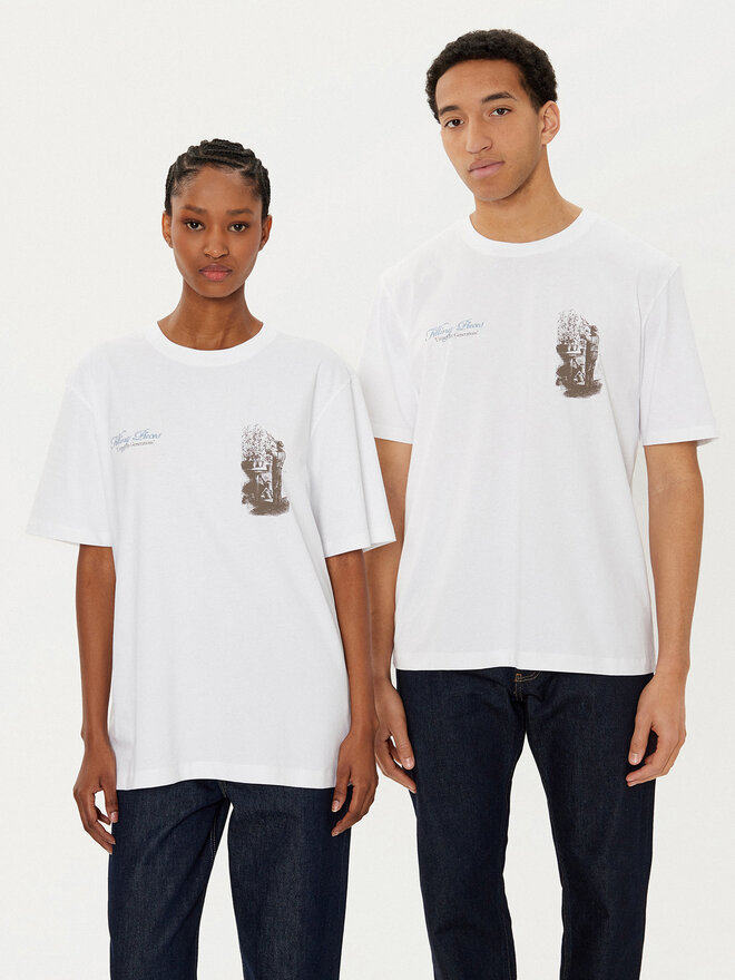 Filling Pieces Filling Pieces T-Shirt Unisex Gardener 7449985 Weiß Regular Fit