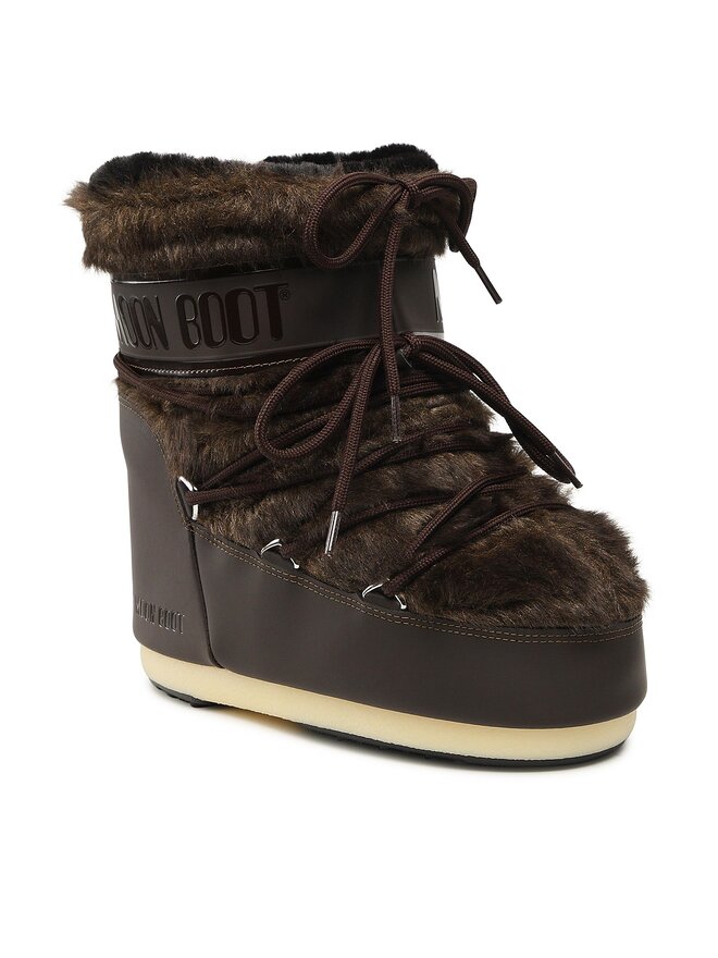 Moon Boot Schneeschuhe Moon Boot Icon Low Faux Fur 14093900003 Braun