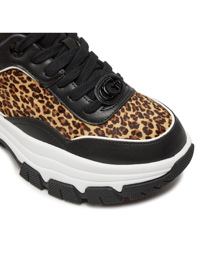 Guess Sneakersy Guess Berrett FLTBER PEL12 Černá