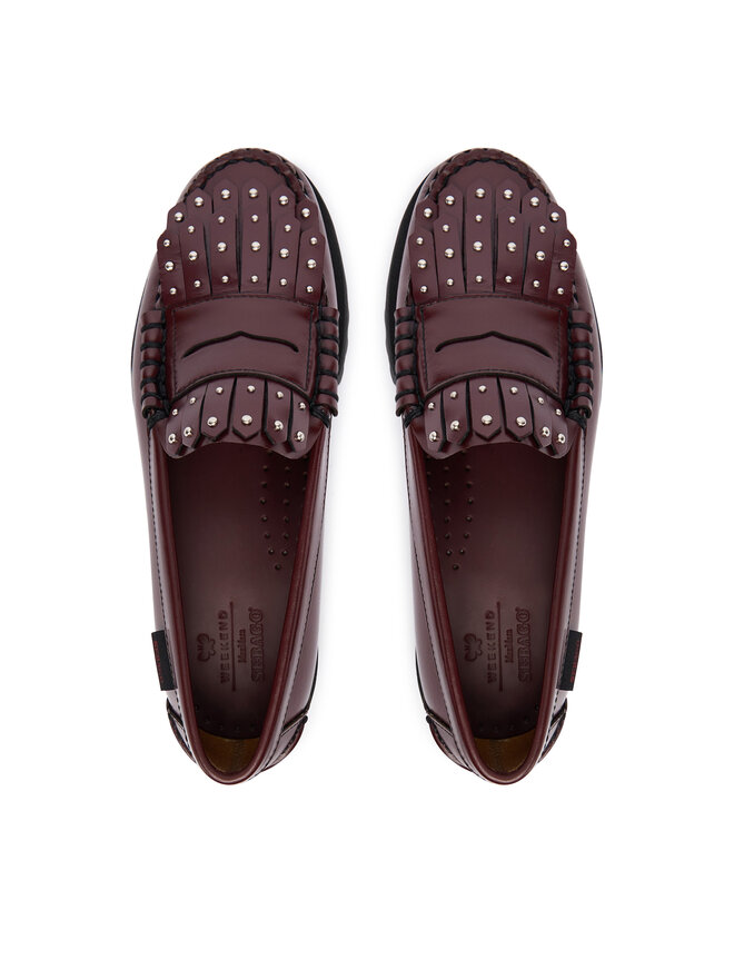 Weekend Max Mara Loaferice Weekend Max Mara Weekendanlug 2525526015670 Tamnocrvena