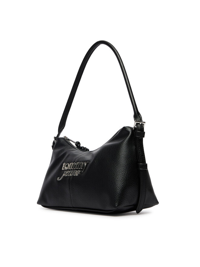 Tommy Jeans Handtasche Tommy Jeans Tjw Bold Shoulder Bag AW0AW18468 Schwarz