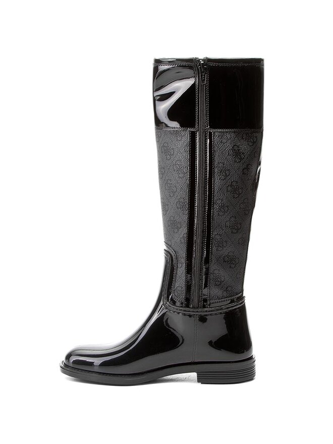 Bottes de pluie Guess New Sissy FLSIS3 RUB11 Noir chaussures