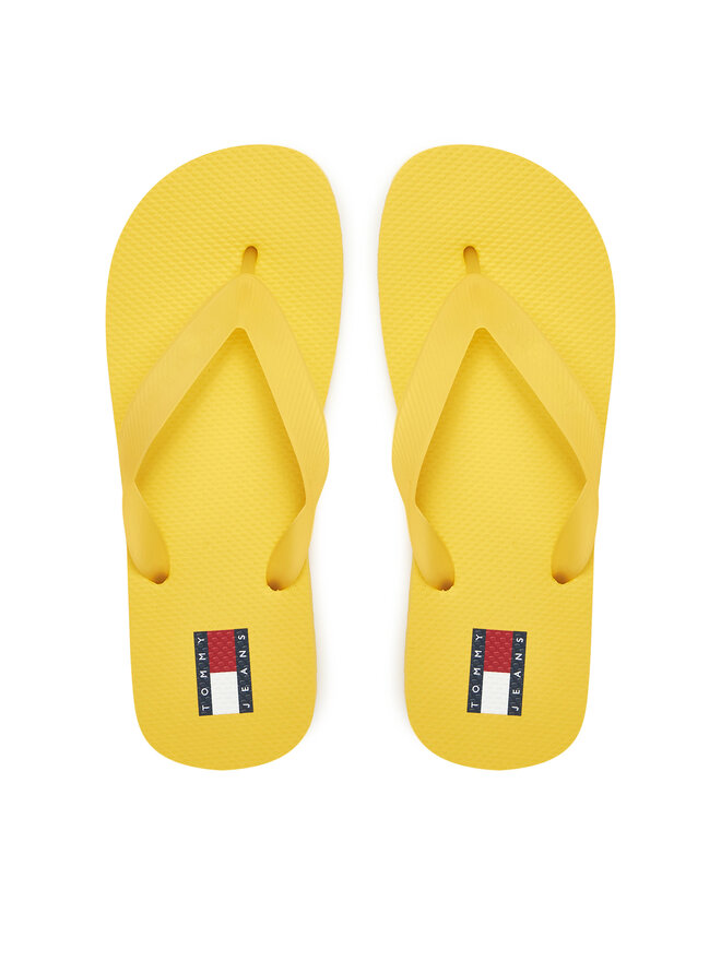 Tommy Jeans В'єтнамки Tommy Jeans Tjw Logo Flip Flop EN0EN02447 Жовтий