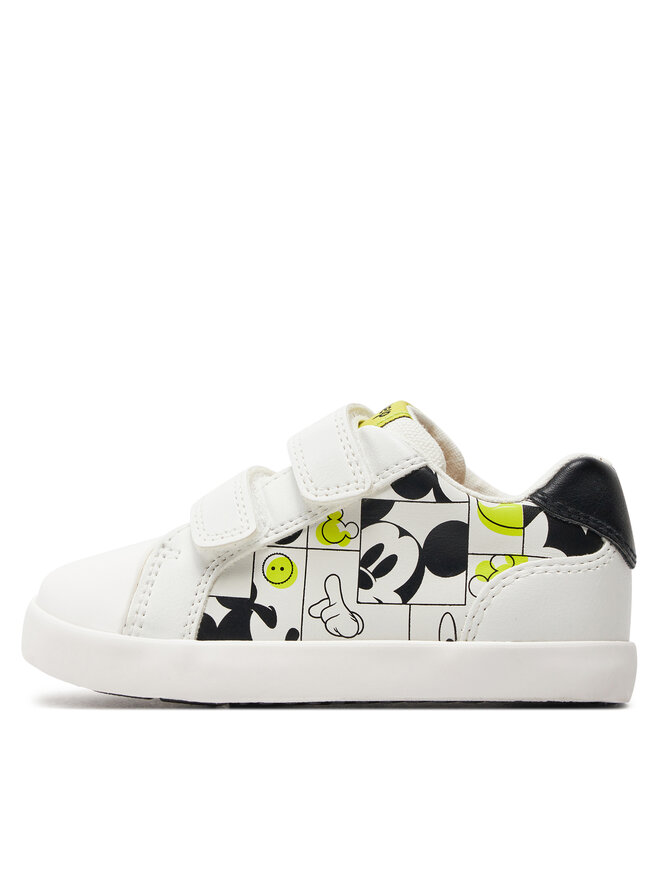 Geox Sneakersy Geox B Kilwi Boy B45A7D 08554 C0552 S Bílá