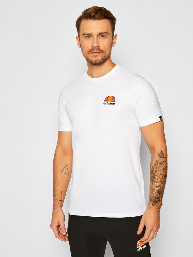 Ellesse Ellesse Marškinėliai Canaletto SHS04548 Balta Regular Fit