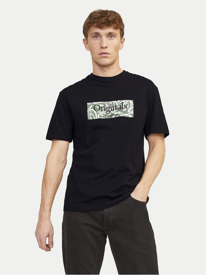 Jack&Jones Jack&Jones Футболка Lafayette 12250436 Чорний Relaxed Fit
