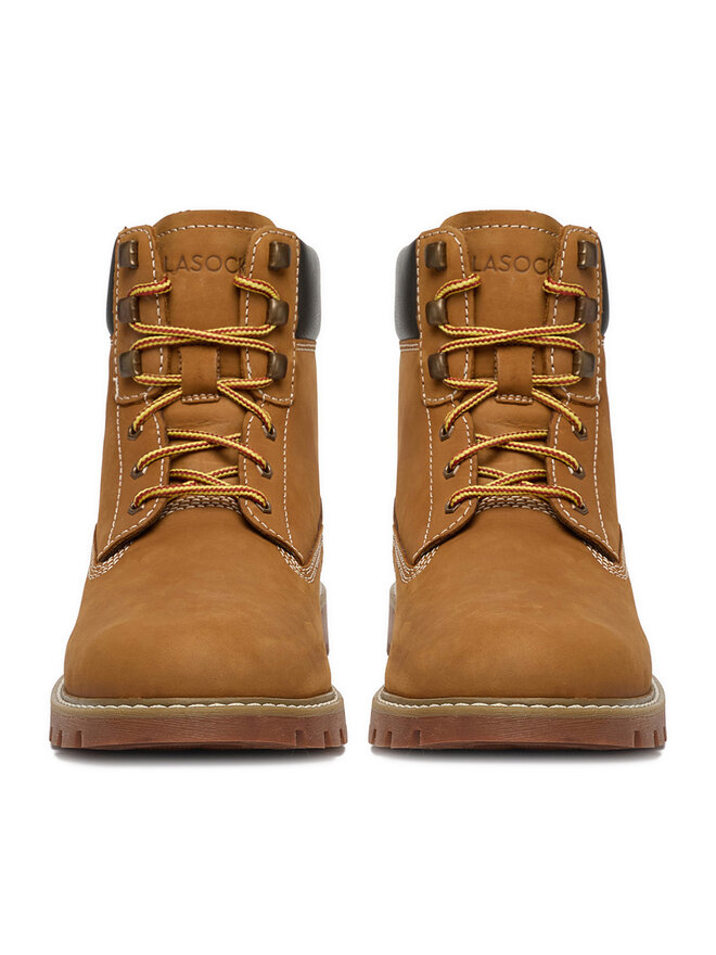 Lasocki Schnürschuhe Lasocki CEO-CHEROKE-01 MI25 Braun