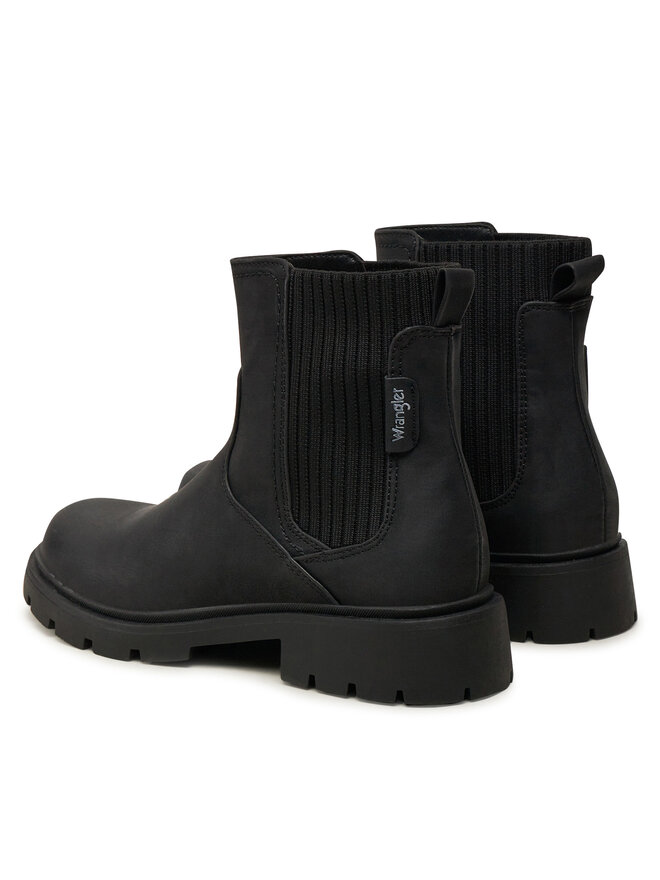 Wrangler Μποτάκια με λάστιχο Wrangler Josie 20243064.11A Μαύρο