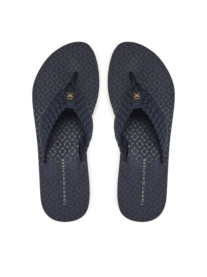 Tommy Hilfiger Japonki Tommy Hilfiger FW0FW08737 Granatowy
