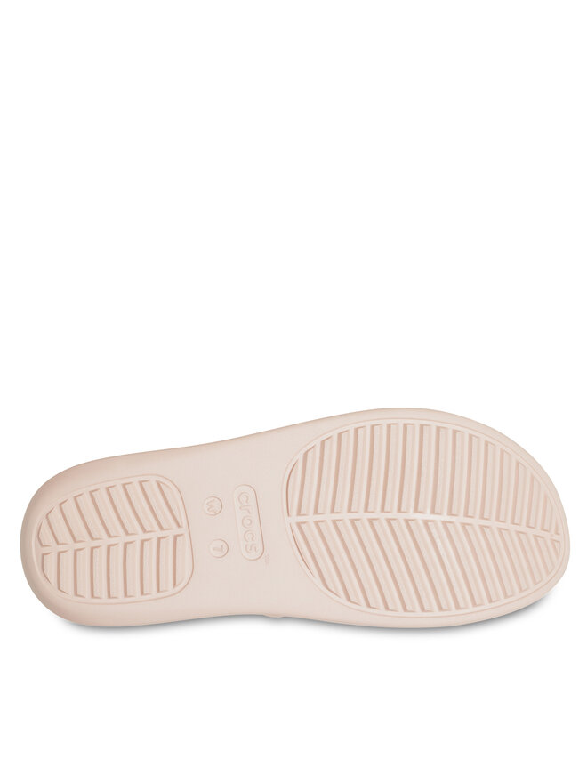 Crocs Şlapi Crocs Getaway Strappy 209587 Écru