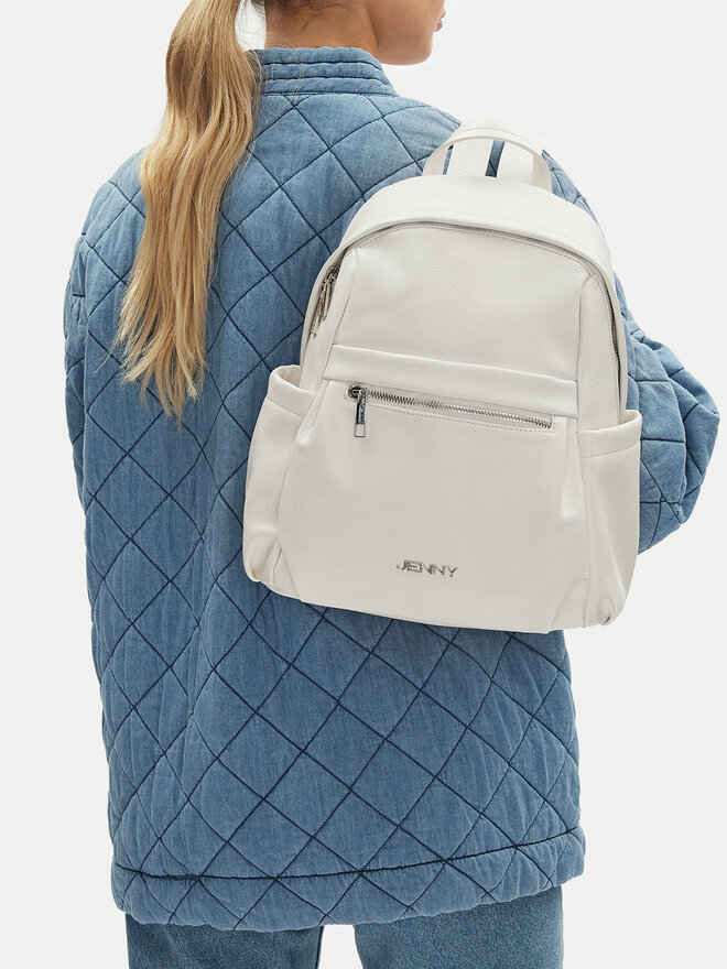 JENNY Plecak JENNY JEN-L-005-07 Biały