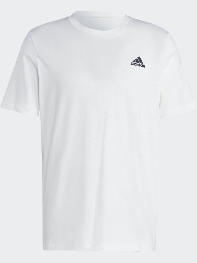 adidas adidas T-Shirt Essentials Single Jersey Embroidered Small Logo T-Shirt IC9286 Λευκό Regular Fit