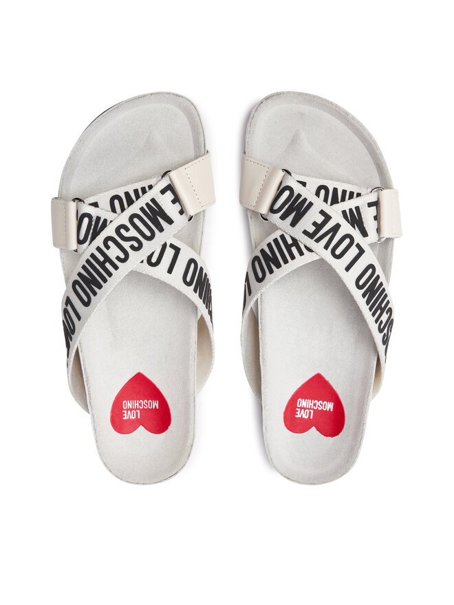 LOVE MOSCHINO Chanclas LOVE MOSCHINO JA28263G0IIX110A Écru