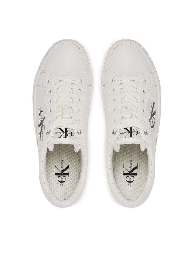 Calvin Klein Jeans Sneakers aus Stoff Calvin Klein Jeans YW0YW00847 Weiß