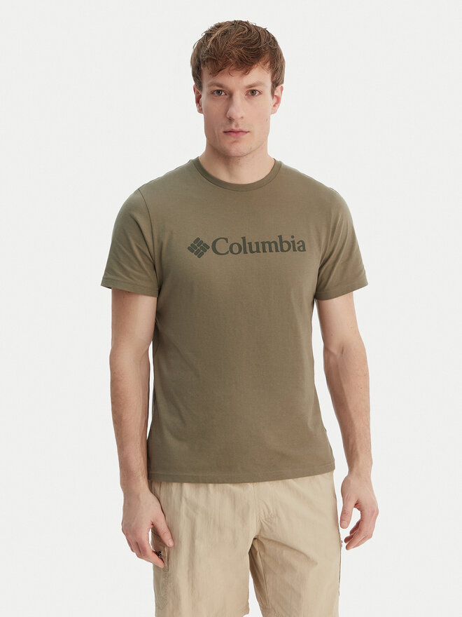 Columbia Columbia T-Shirt Basic Logo™ 2155001 Khakifarben Regular Fit