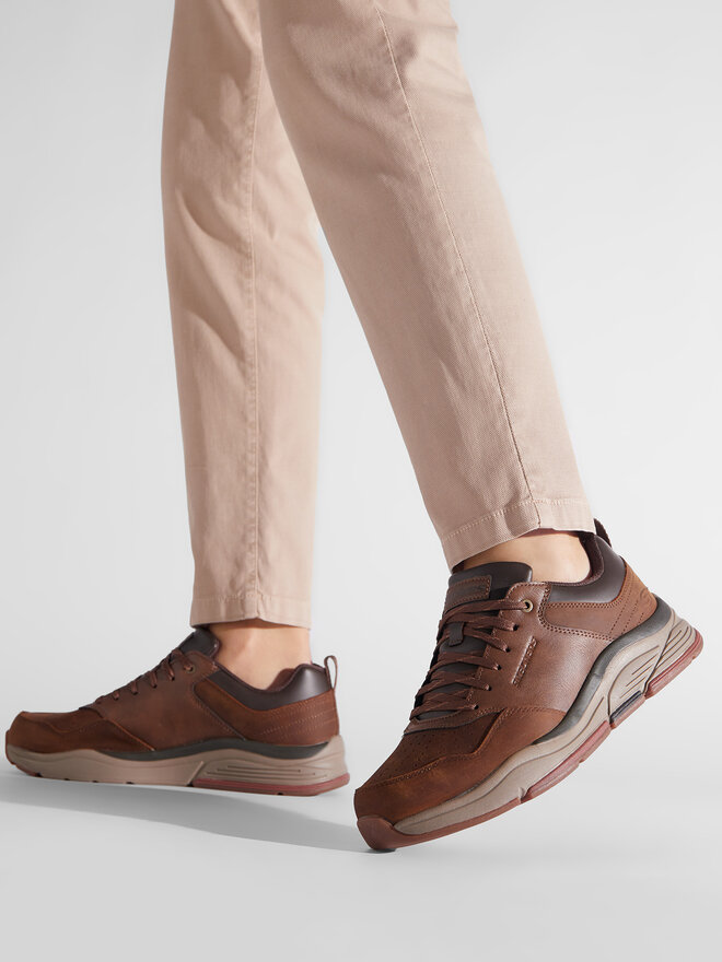 Skechers Sneakersy Skechers Treno 66204/CDB Hnědá