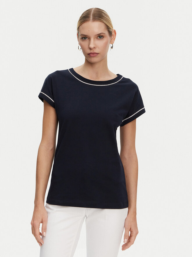 Luisa Spagnoli Luisa Spagnoli Camiseta Brescello 542123 Negro Regular Fit