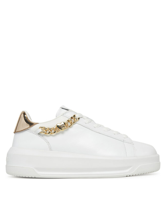 LOVE MOSCHINO Sneakersy LOVE MOSCHINO JA15505G0MIAP10A Biały