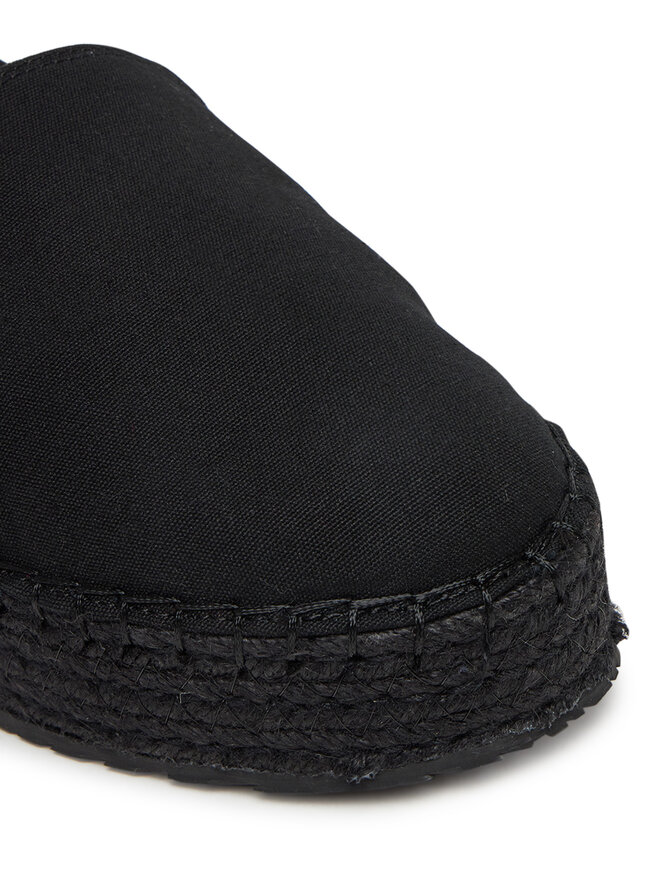 Calvin Klein Jeans Espadrile Calvin Klein Jeans Flatform Esdparille Mg/Hdw YW0YW01737 Negru