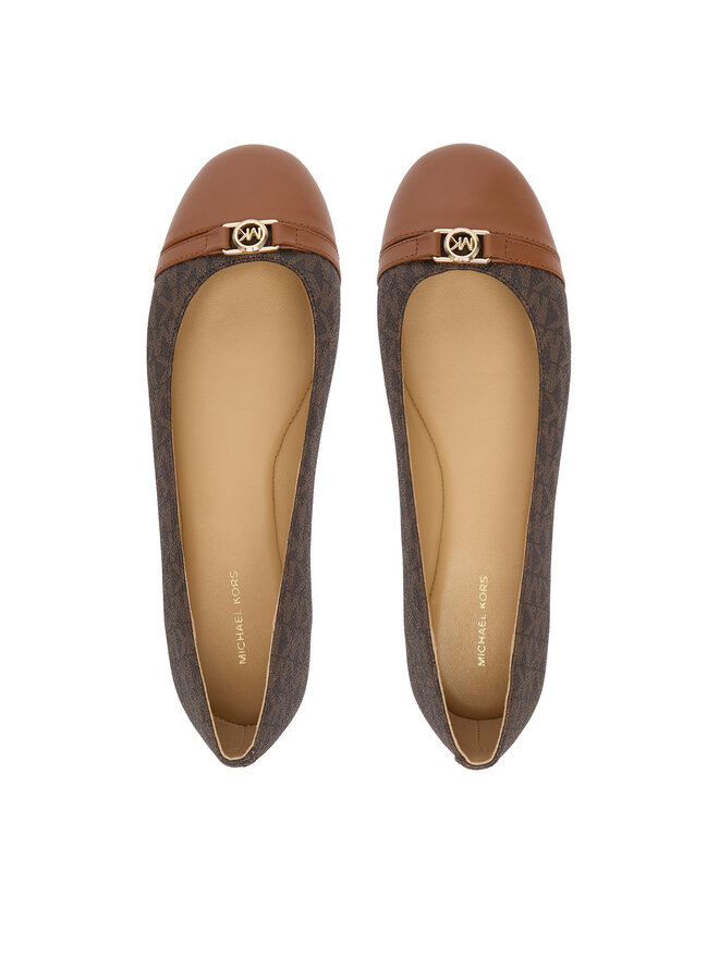 MICHAEL Michael Kors Балетки MICHAEL Michael Kors Mandy Flat 40F5MAFP1L Коричневий
