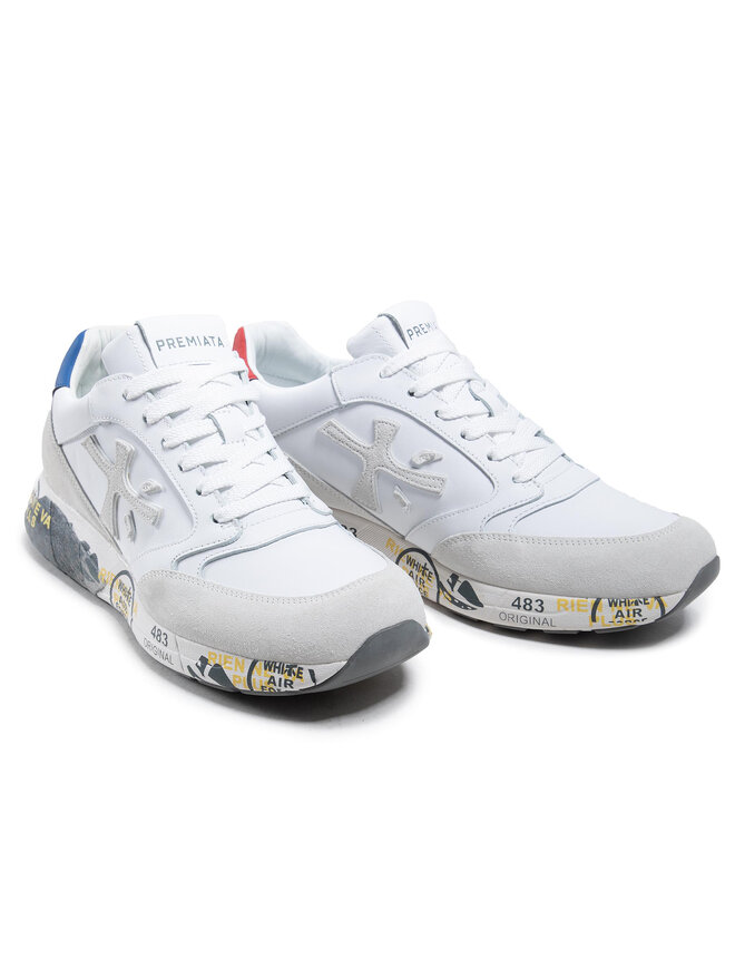 Sneakersy Premiata Zaczac 4555 Bia y eobuwie .pl