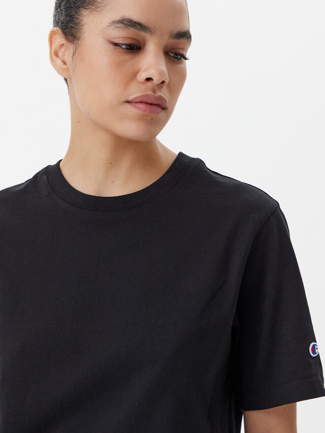 Champion Champion Marškinėliai 117874 Juoda Regular Fit