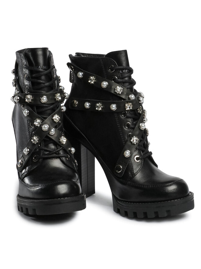 Eva Minge Schnürschuhe Eva Minge EM-26-08-001047 Schwarz