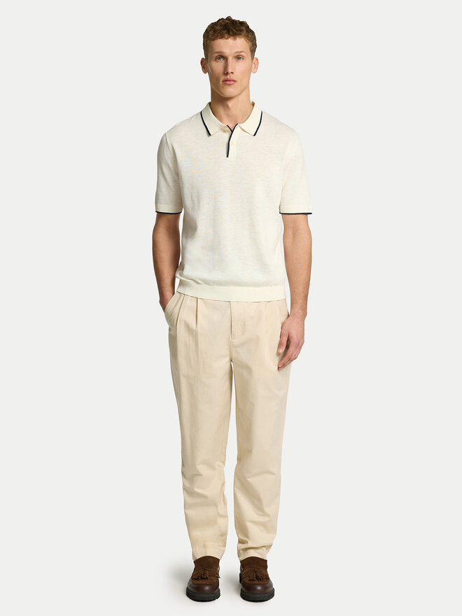 Selected Homme Selected Homme Poloshirt 16096391 Beige Regular Fit