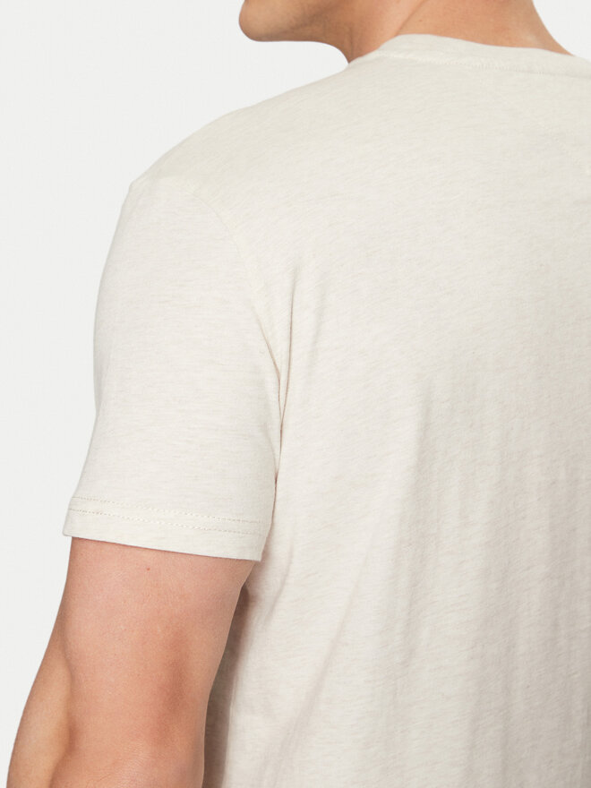 Tommy Jeans Tommy Jeans Camiseta Linear Logo DM0DM20744 Beis Regular Fit
