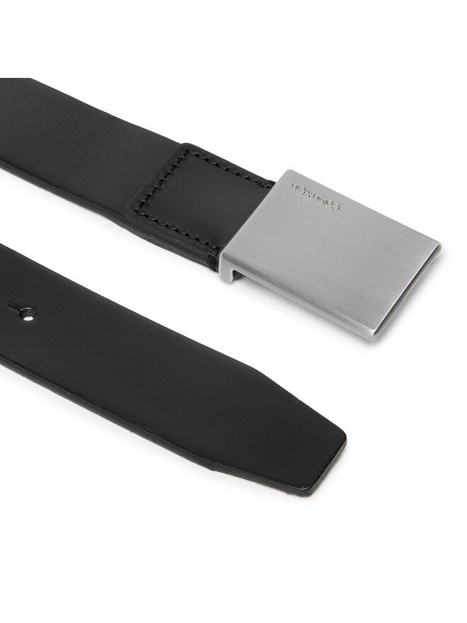 Calvin Klein Pánský pásek Calvin Klein Formal Plaque Belt 3.5cm K50K504309 Černá