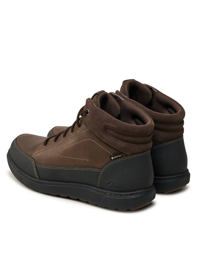 Clarks Gležnjarji Clarks Mapstone Hi Gtx GORE-TEX 26180205 Rjava