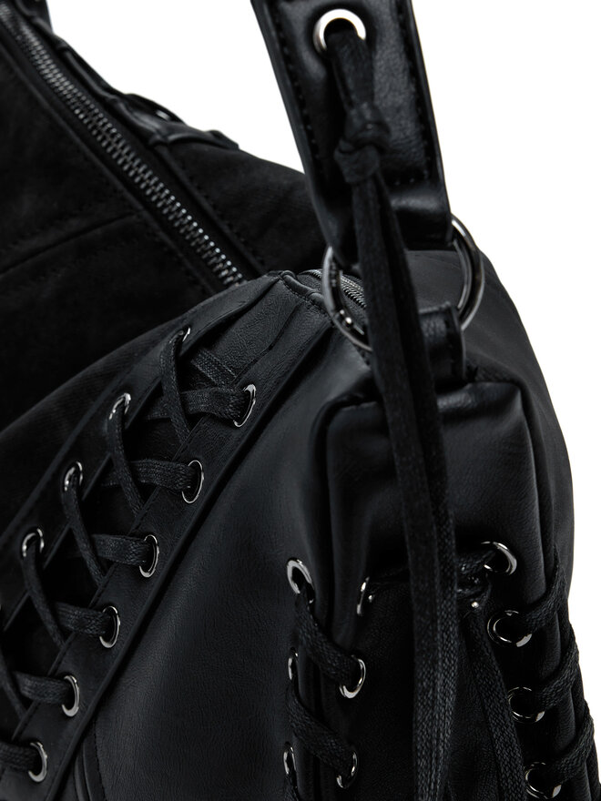 Desigual Handtasche Desigual Tango Patch Lei 25WAXP79 Schwarz