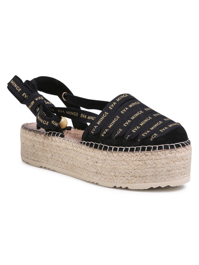 Eva Minge Espadrilky Eva Minge EM-14-07-000728 Černá