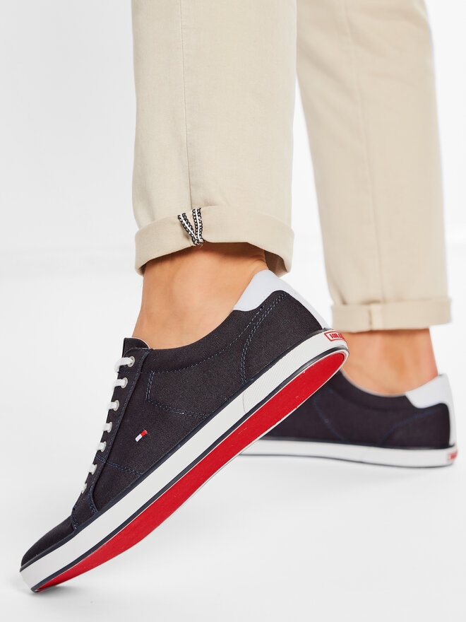 Tommy Hilfiger Πάνινα παπούτσια Tommy Hilfiger Harlow 1D FM0FM00596 Σκούρο μπλε