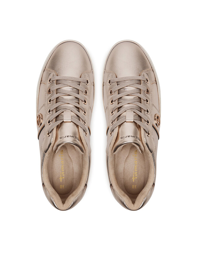Tamaris Sneakersy Tamaris 1-23724-42 Złoty